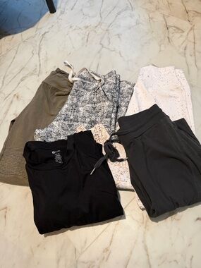 BuffBunny Women's Leggings & Joggers Set - Black, Olive, Gray, Cream, dress